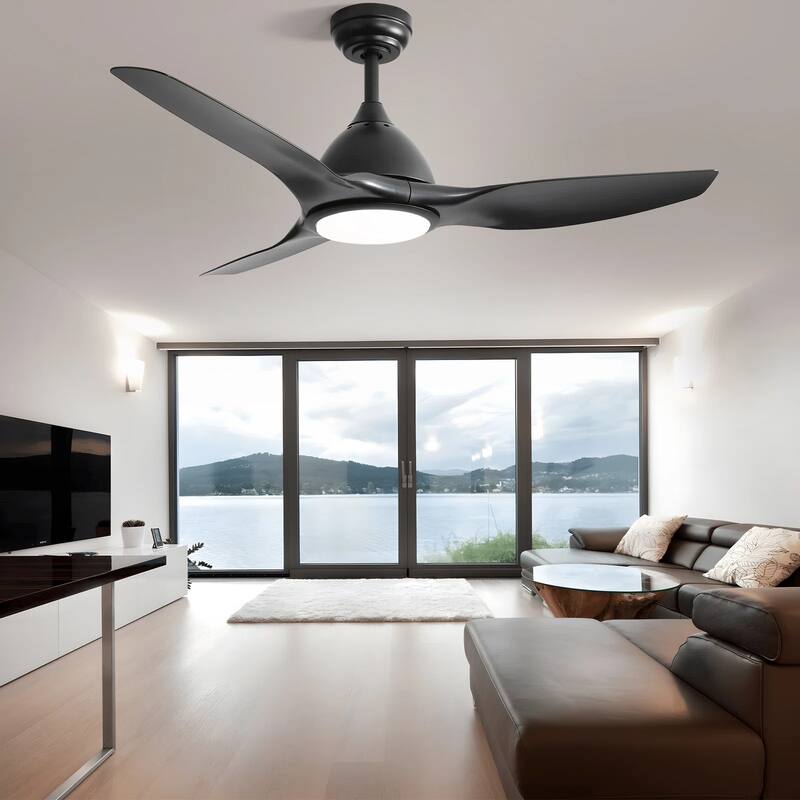 Sofucor High CFM Quiet DC Motor Modern Ceiling Fan with Light and Remote Control