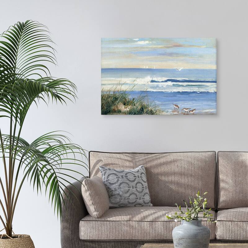 Beachcombers by Sally Swatland Canvas Art Print