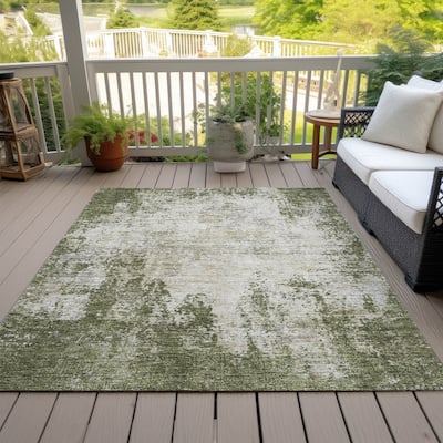 Machine Washable Indoor/ Outdoor Chantille Rug