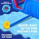preview thumbnail 17 of 18, Sunny & Fun Four Corner Inflatable Water Slide Park