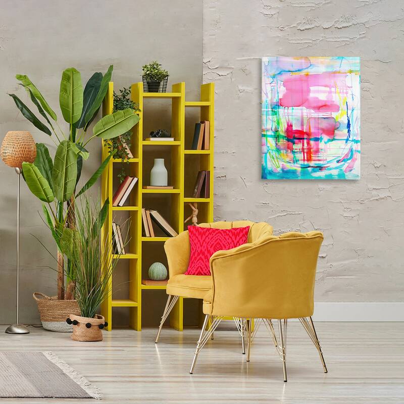 Stupell Vivid Watercolor Abstraction Canvas Wall Art Design By Gemma Bardot