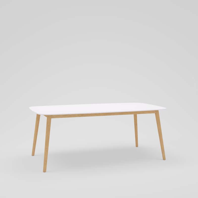 Amazonia Hawaii Dining Table, White or Black