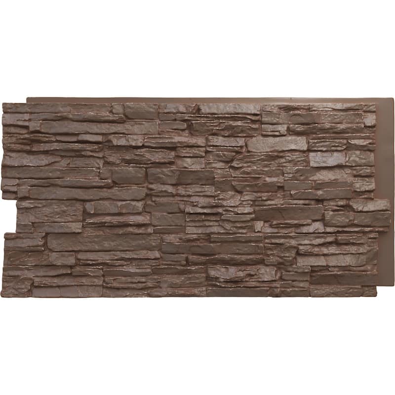 Canyon Ridge Stacked Stone, EverStone Faux Stone Siding Panel