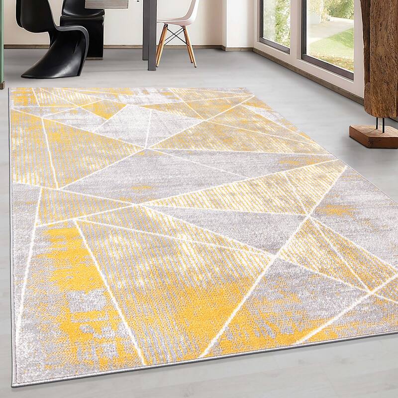 World Rug Gallery Geometric Modern Area Rug