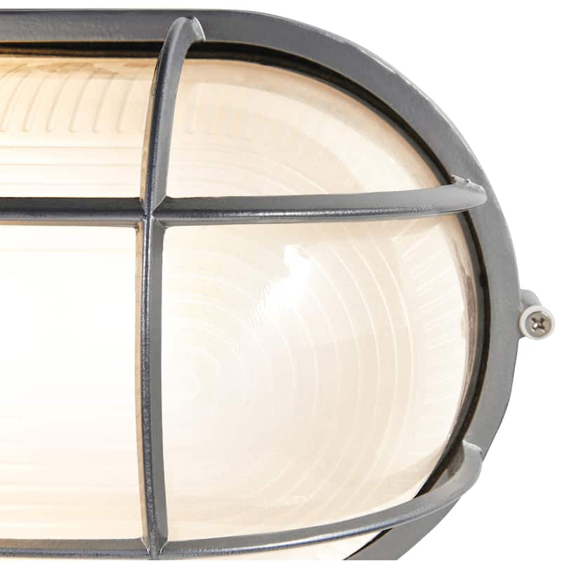 Access Lighting Nauticus Dual Mount - Wet Location Bulkhead - Frosted Glass Shade - Replaceable LED