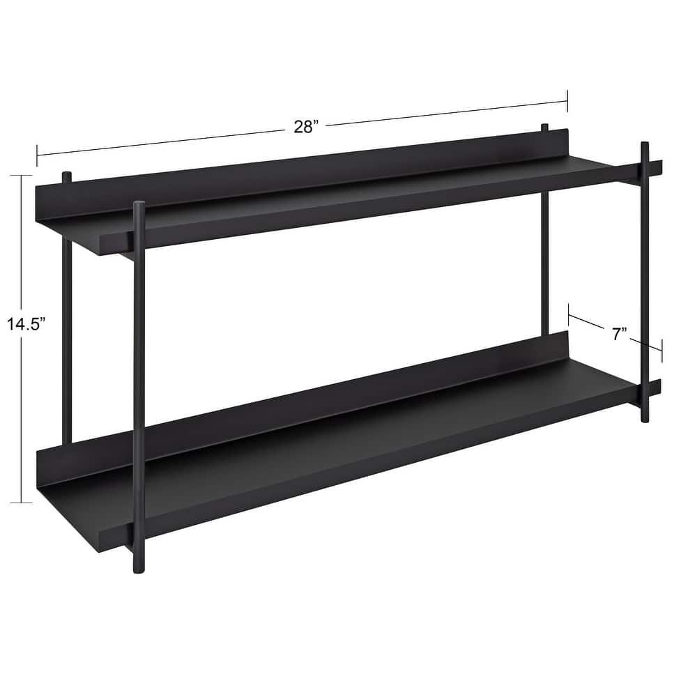 Kate and Laurel Dominic Tiered Wall Shelf