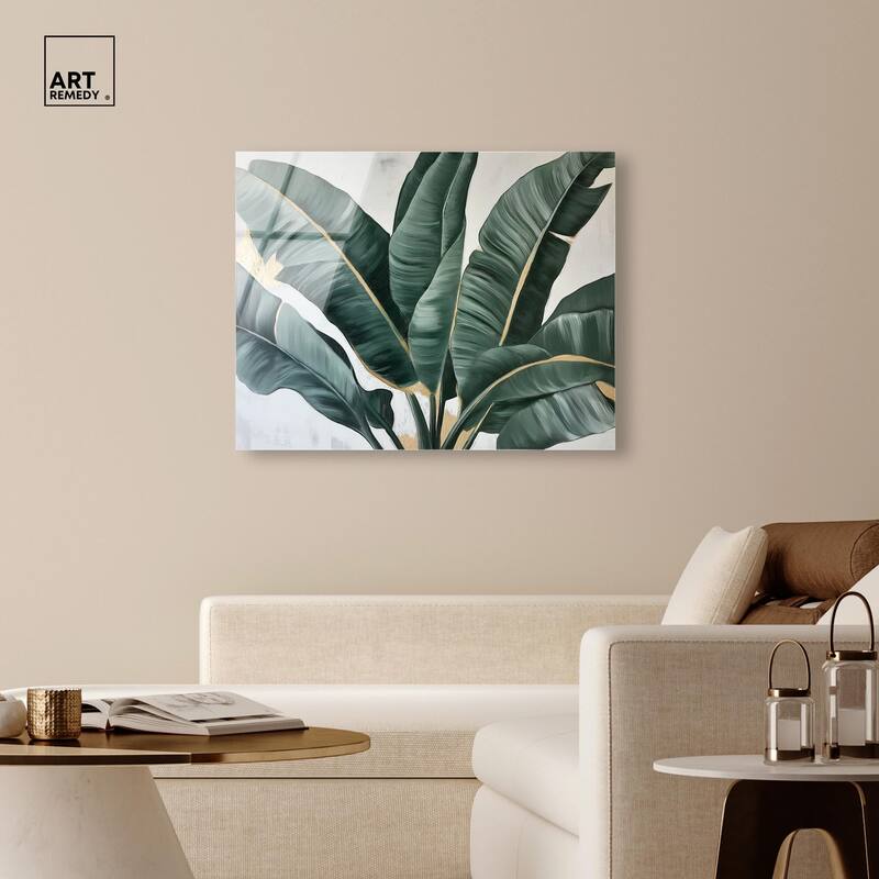 Jungle Jewel Jade II Acrylic by Art Remedy, Ready to Hang