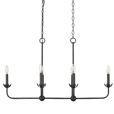 Millennium Lighting 29806 Freesia 6 Light 36" Wide Taper Candle Style