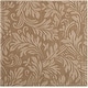 preview thumbnail 30 of 44, SAFAVIEH Handmade Impressions Yulisa Modern Scrolls Wool Rug 6' Square - Light Brown - Square