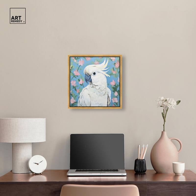 White Cockatoo I Canvas by Art Remedy