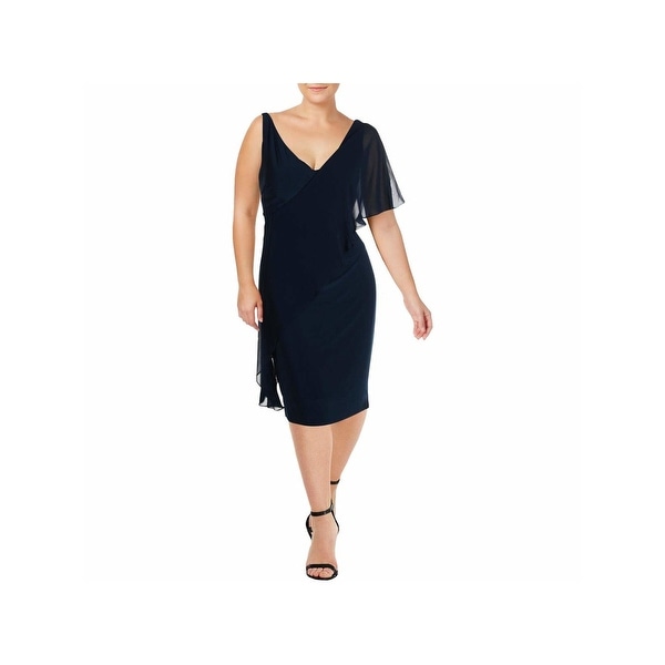 black midi dress size 18
