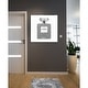 preview thumbnail 1 of 13, Oliver Gal 'Silver Classic Number 5' Fashion and Glam Wall Art Canvas Print - Gray, White