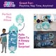 preview thumbnail 4 of 4, Happy Nappers: Pillow & Sleepy Sack: Medium - Dolphin Disco - 54 x 20",3+