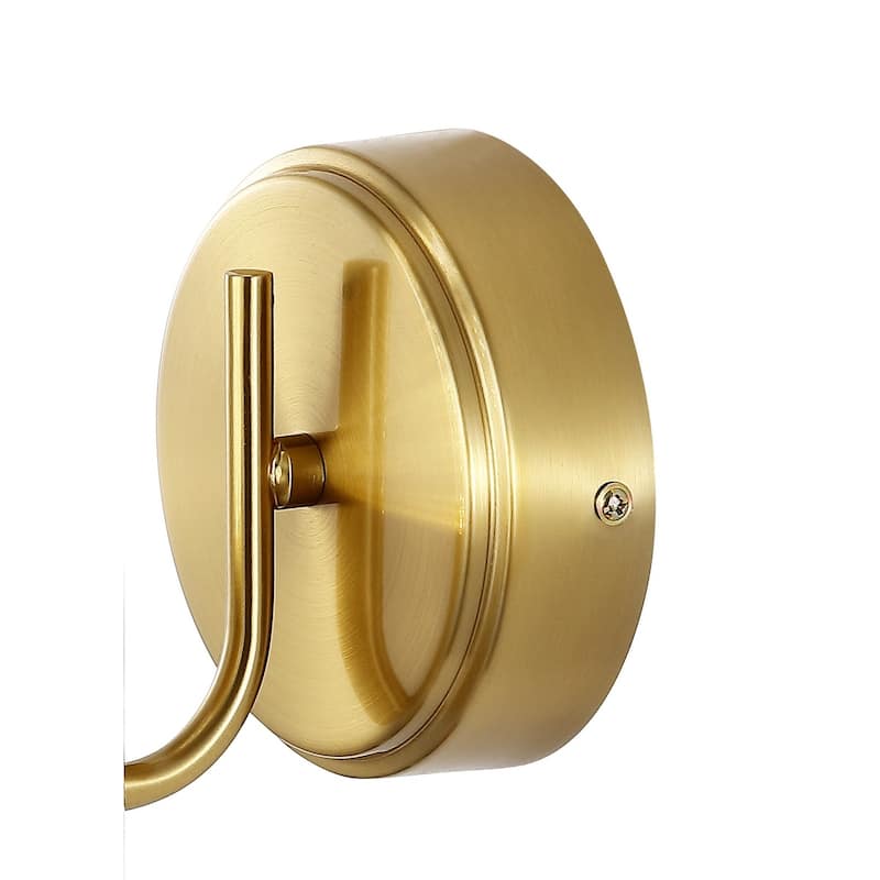 Alain Minimalist Modern Bubble Acrylic/Iron Integrated LED Vanity Light, by JONATHAN Y