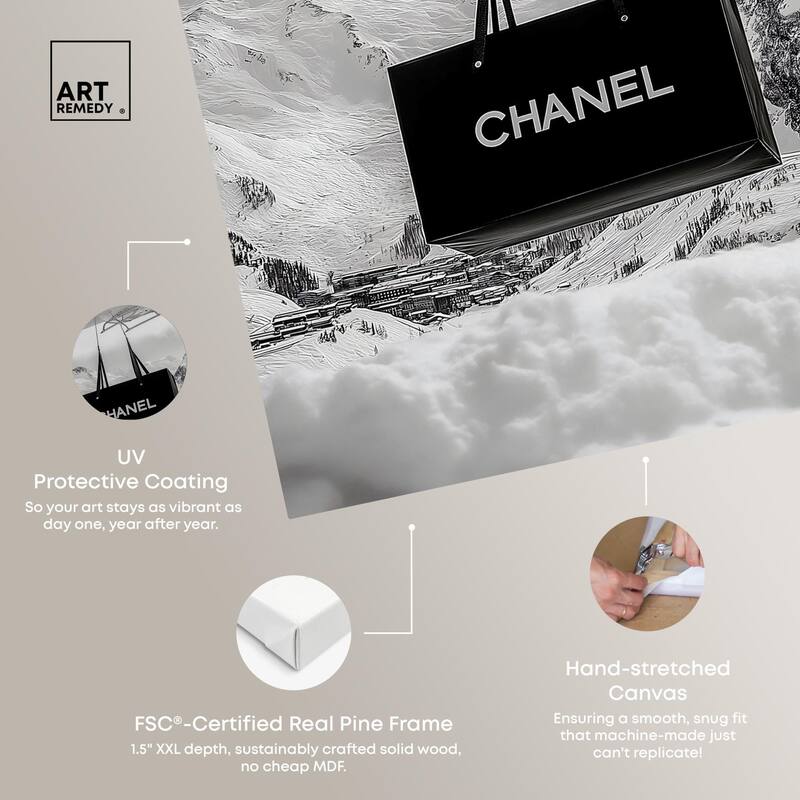 Fashion Delivery Canvas by Art Remedy, Gallery Wrapped