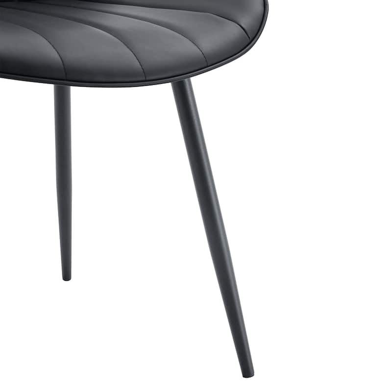 Extended Seat Cushion Dining Chair Set - Four Pieces