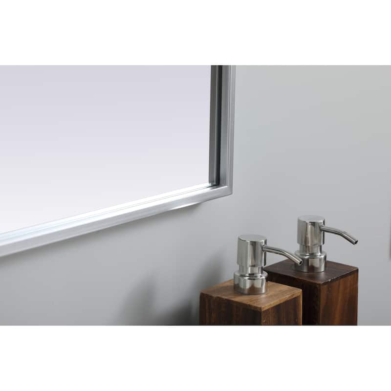 Elegant Lighting MR1A3336 Ayra 33" W x 36" H Modern Arched Bathroom