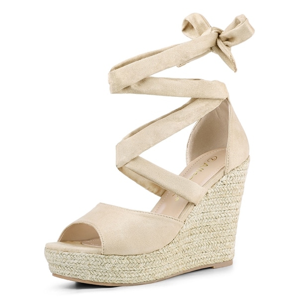 lace up espadrilles wedges