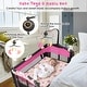 preview thumbnail 11 of 32, Costway 3-in-1 Convertible Portable Baby Playard Newborn Napper Height - See Details