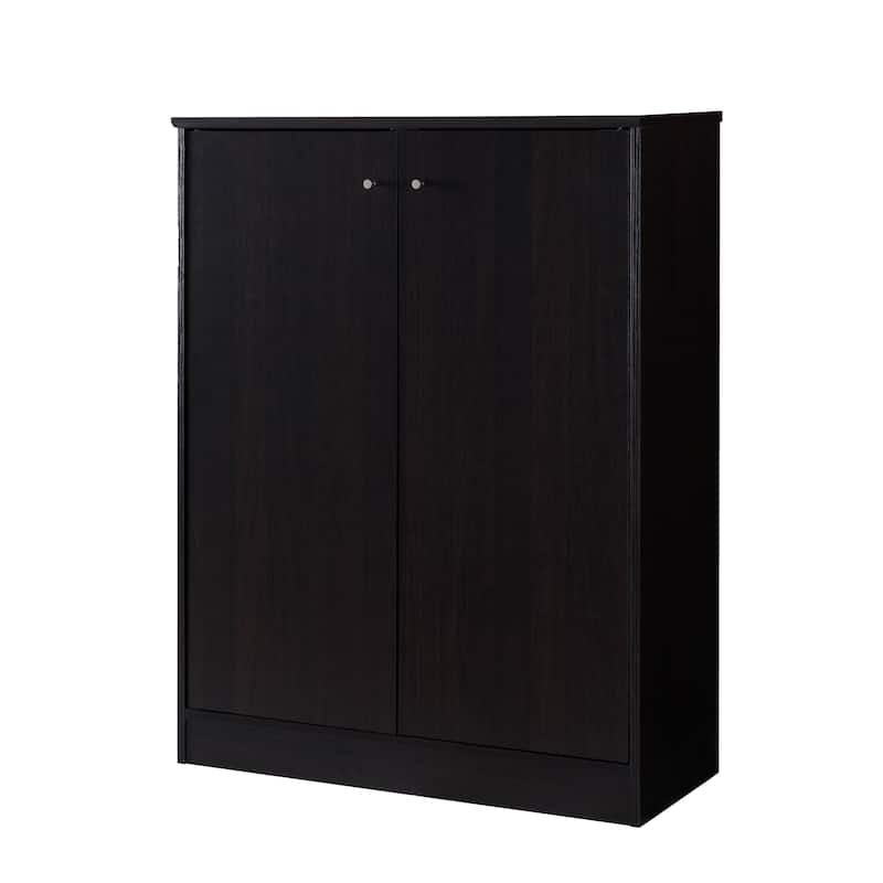 Shoe Cabinet With Two Doors And Five Shelves