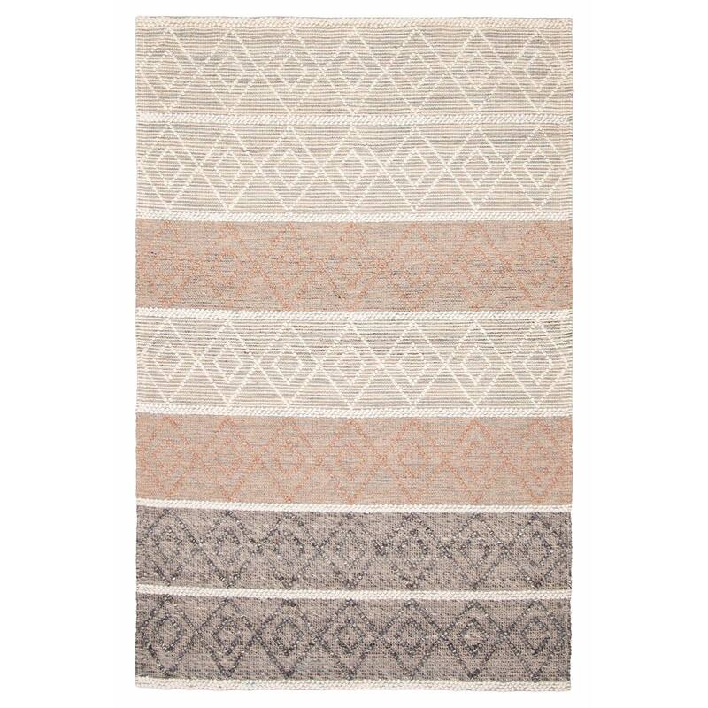 ECARPETGALLERY Braid weave Sienna Multi Color Wool Rug - 5'0 x 7'10 - Multi Color - 5'0 x 7'10