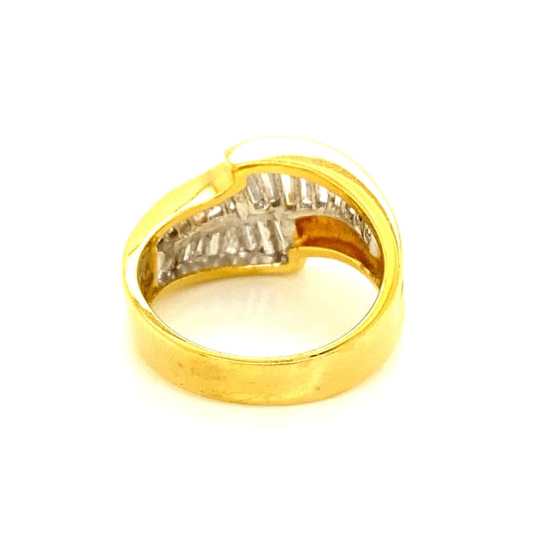 Kabella Taper Diamond Reels Ring