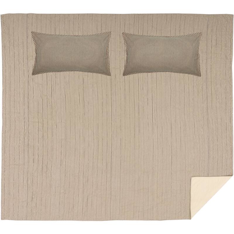 Sawyer Mill Cotton Stripe Quilt Set