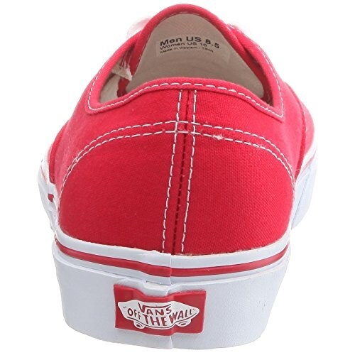 vans shoes in red colour