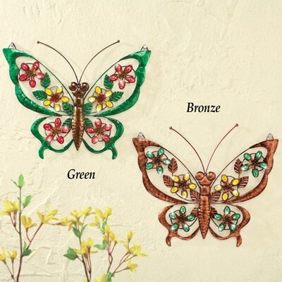 Shop Beaded Butterfly Hanging Wall Decor Overstock 12211672