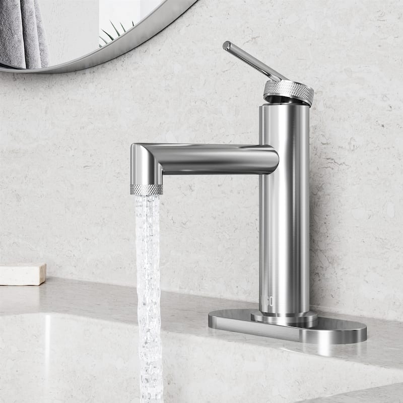 VIGO Sterling 7" H Single Handle Single Hole Bathroom Faucet