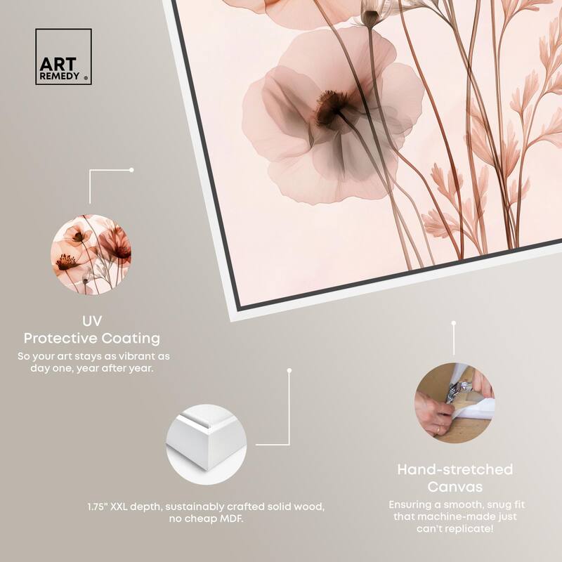 Petal Dye I Canvas by Art Remedy