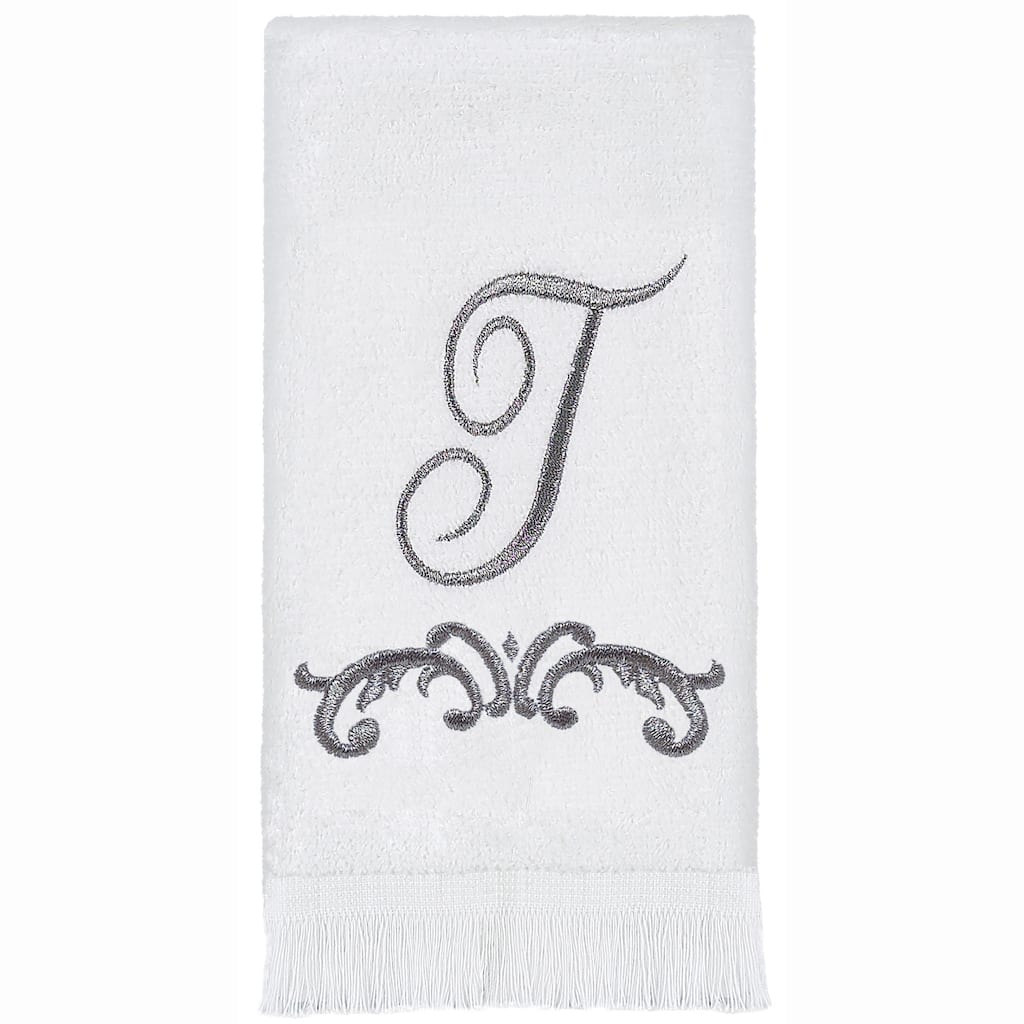 Avanti Linens Scroll Mono Fingertip Towel T - Fingertip Towel