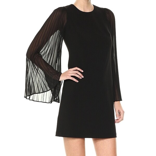 Sheer pleated dress clearance