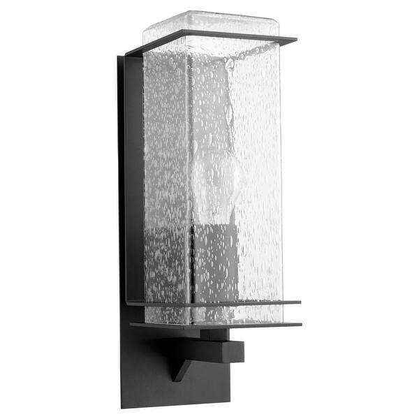 slide 1 of 1, Quorum International Balboa 19" Tall Outdoor Wall Sconce Noir