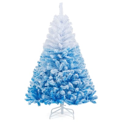 Costway 5/6/7/8 FT Artificial Christmas Tree with 456/820/1264/1774 - See Details