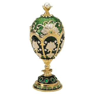 Design Toscano 'The Petroika - Larissa' Romanov-style Collectible Hand-painted Enameled Egg