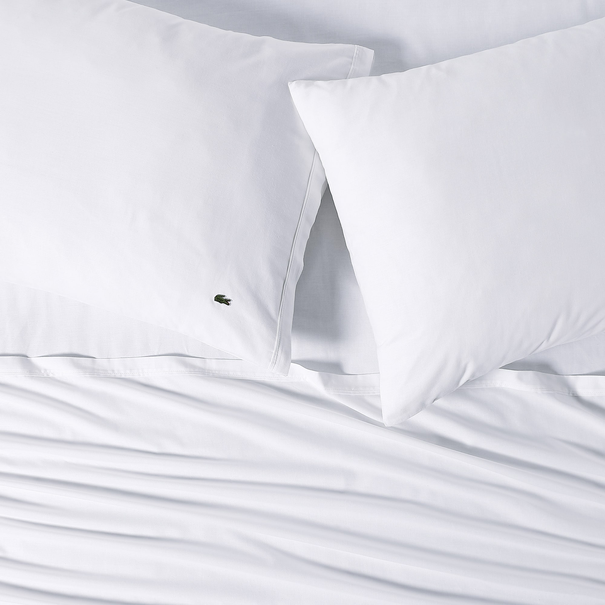 Lacoste Percale 100% Cotton 2-Piece Pillowcase Set - Assorted Colors