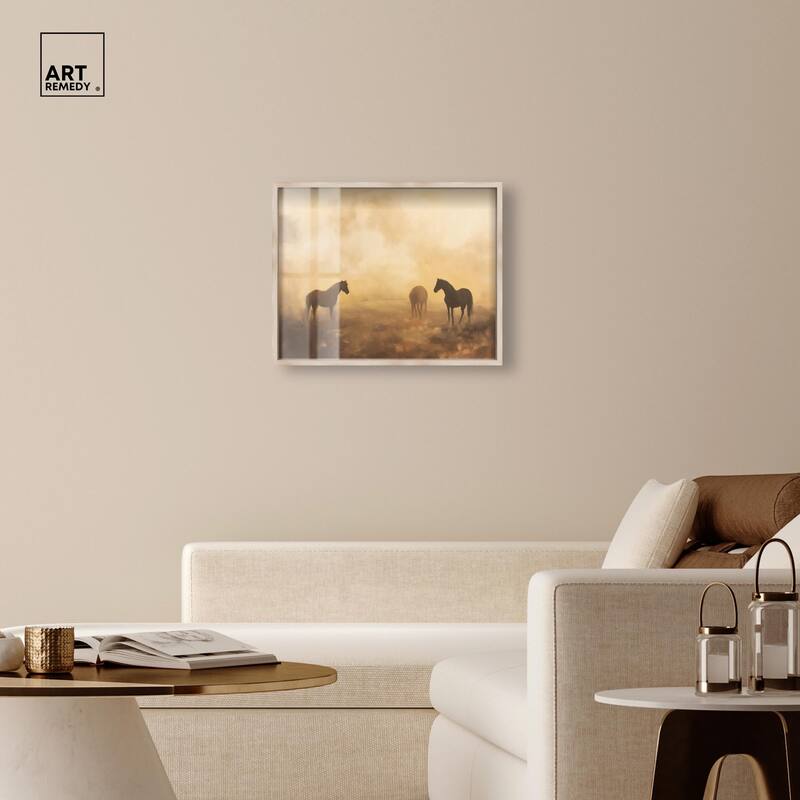 Equine Trio Shadowbox by Art Remedy
