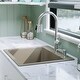 preview thumbnail 13 of 59, Karran Top Mount 25 in. Single Bowl Quartz Kitchen Sink Kit