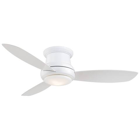 MinkaAire Concept II 52" 3 Blade Indoor LED Flush Mount Ceiling Fan