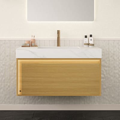 Floating Bathroom Vanity with Sink