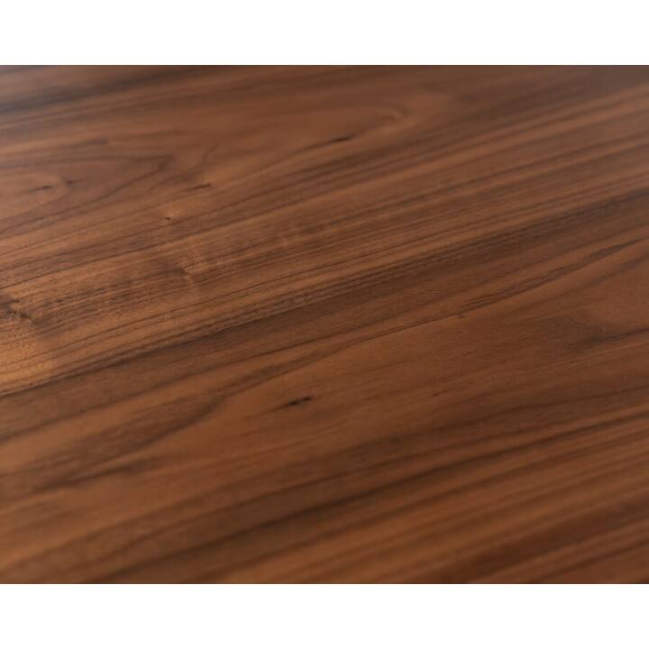 Mid-Century Modern Wood Kitchen Dining Table, Brown