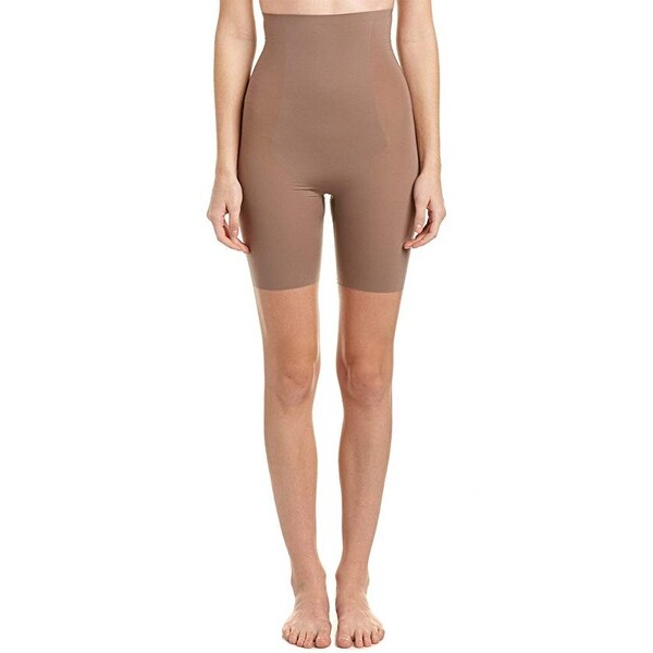 spanx thinstincts high waisted mid thigh short