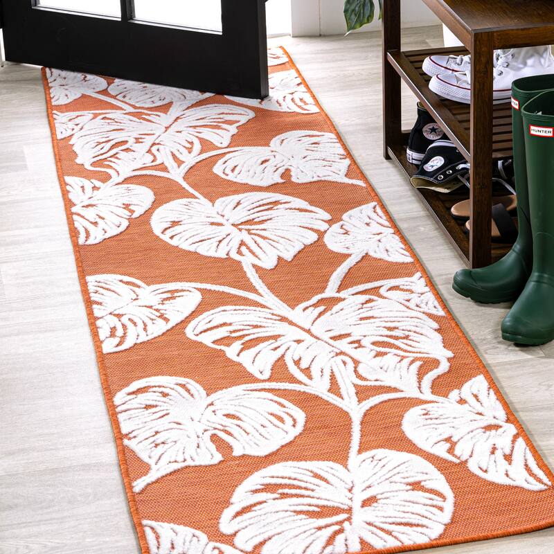 JONATHAN Y Montego Abstract Swirl Area Rug