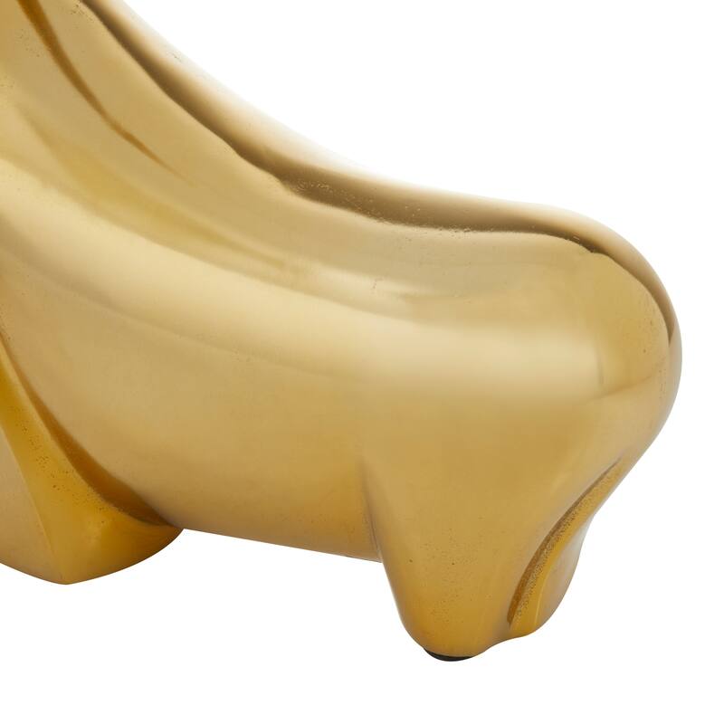 CosmoLiving by Cosmopolitan Aluminum Metal Bull Sculpture (Set of 2) - Silver or Gold