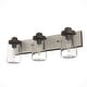 preview thumbnail 2 of 10, Hunter Devon Park Bathroom Vanity Wall Light, Damp Rated, Rustic, Farmhouse