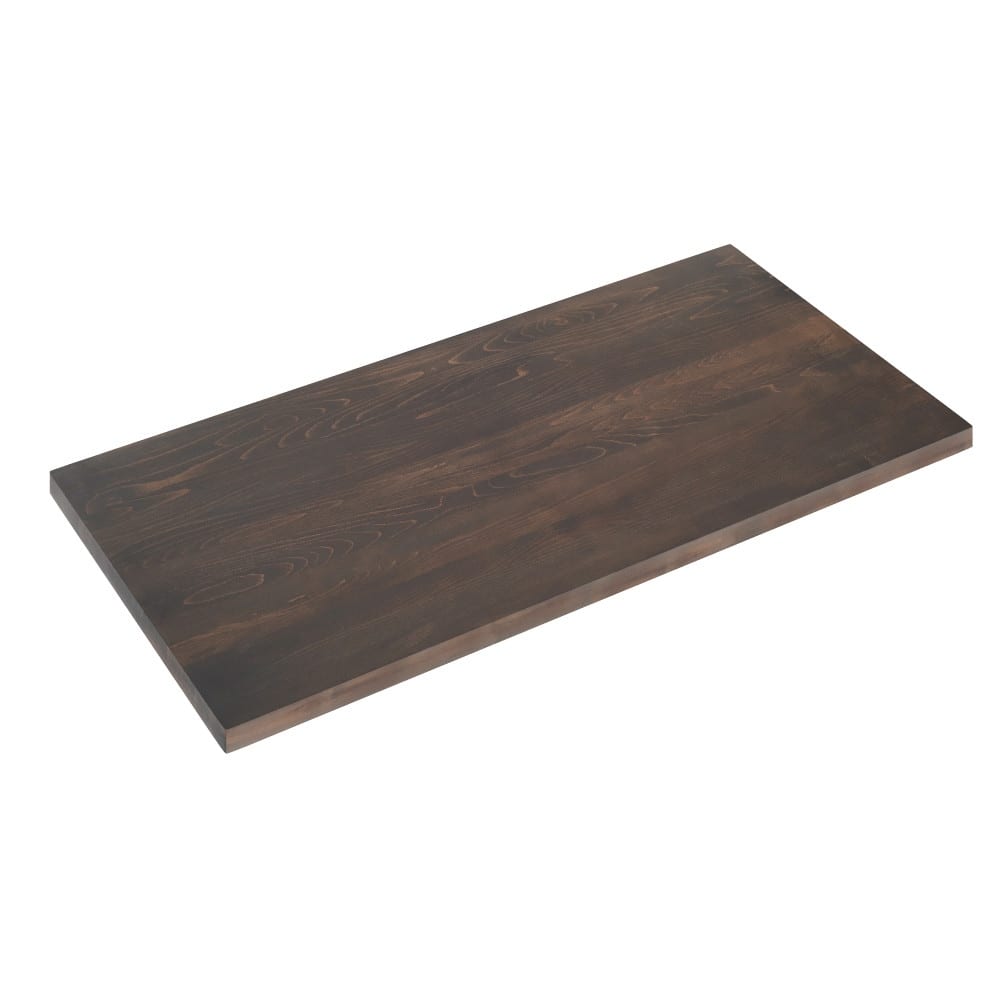 Commercial Solid Wood Tabletop with Support Bars for Indoor Use