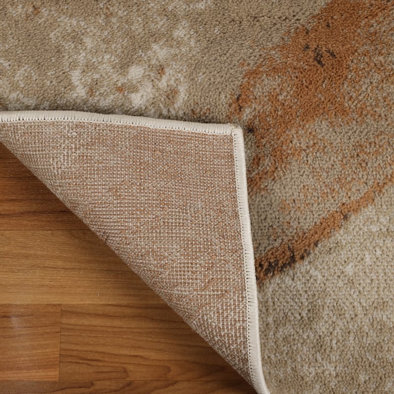 Superior Morwenna Modern Abstract Watercolor Indoor Area Rug or Runner