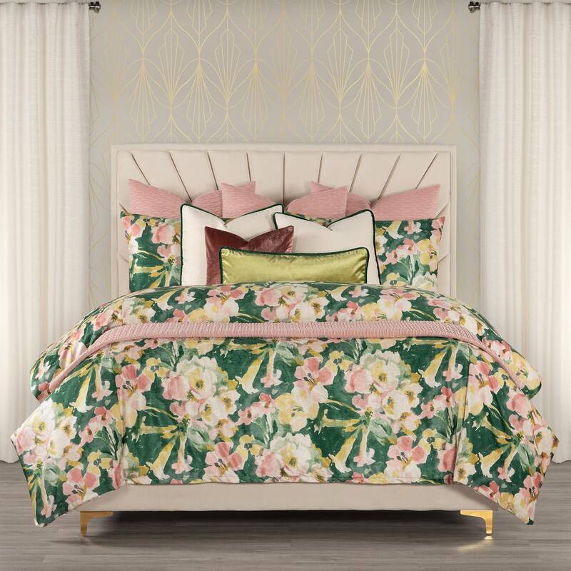 Siscovers Floral Velvet Duvet & Insert Set