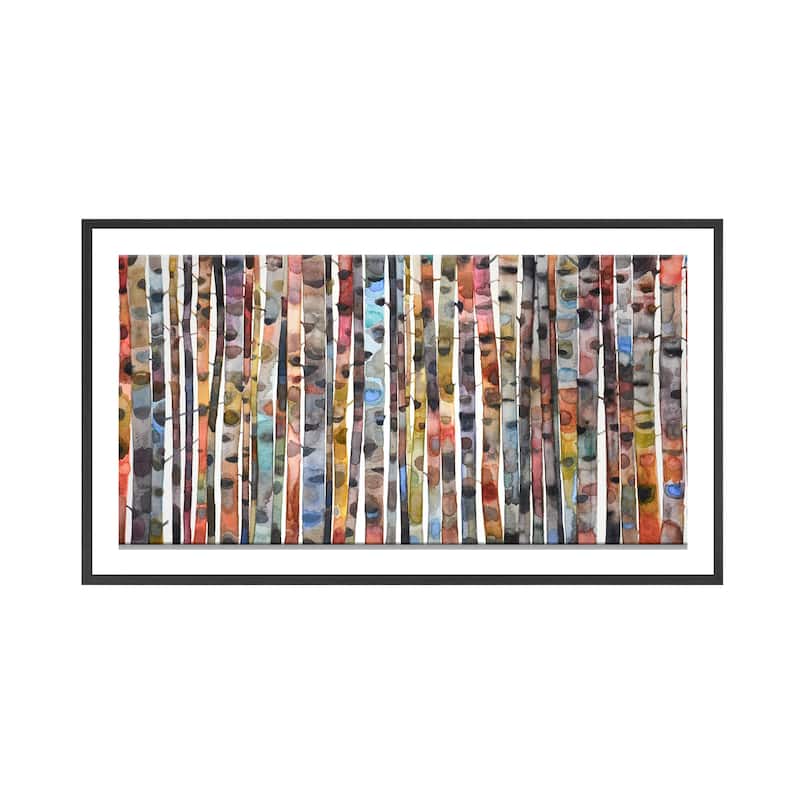 Brilliant Birch Framed Print Wall Art by Norman Wyatt Jr.